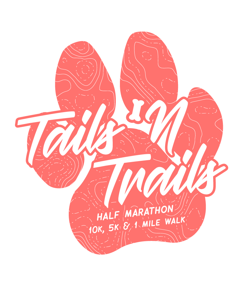 tails n trails trail run logo